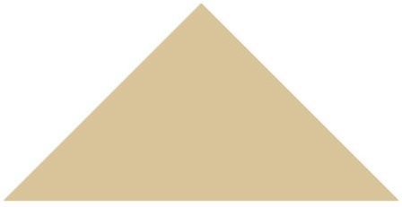Triangle 73 x 52 x 52 (Hawthorn Yellow)