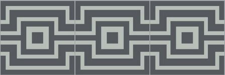 Bisazza border cementtegel Square Perfect Ferro B 200 x 200