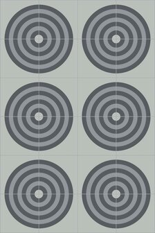 Bisazza cementtegel Square Pipe Curve Grey 200 x 200