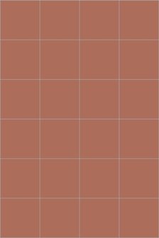 Bisazza cementtegel Square Ruggine Q 200 x 200