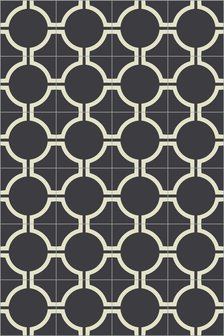 Bisazza cementtegel Square Circus Nero 200 x 200
