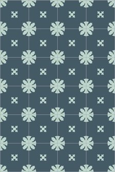 Bisazza cementtegel Square Paper Blu 200 x 200