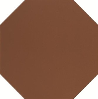 Octagon tile red
