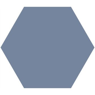 Hexagon Large Classic 185 x 185 (Blue)