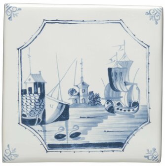 Ship and Island , 127 x 127 x 10