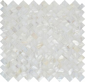 White Pearl Herringbone, 305 x 285 x 2