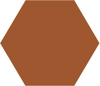 Winckelmans Hexagon Caramel, 25 x 25 x 3,8 (op net)