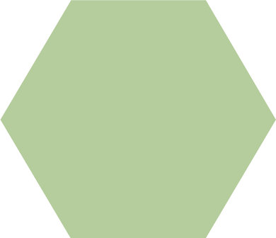 Winckelmans Hexagon Pistache, 150 x 150 x 9