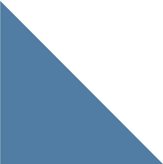 Winckelmans Triangle Bleu Fonce, 50 x 50 x 70 x 9