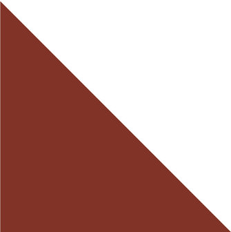 Winckelmans Triangle Rouge, 70 x 70 x 100 x 9
