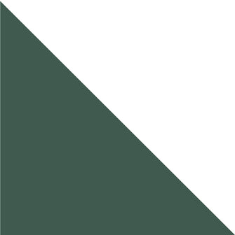 Winckelmans Triangle Vert Fonce, 100 x 100 x 140 x 9