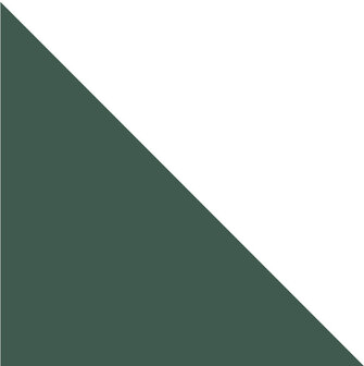Winckelmans Triangle Vert Fonce, 70 x 70 x 100 x 9