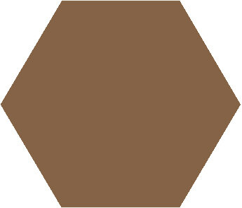 Winckelmans Hexagon Havane, 25 x 25 x 3,8 (op net)