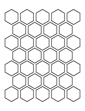 Winckelmans Hexagon Cognac, 50 x 50 x 5 (op net)