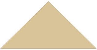 Triangle 50 x 36 x 36 (Hawthorn Yellow)