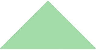 Triangle 50 x 36 x 36 (Spring Green)