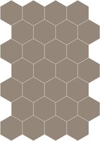 Bisazza cementtegel Hexagon Ecru E 200 x 230