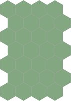 Bisazza cementtegel Hexagon Lichene E 200 x 230