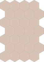 Bisazza cementtegel Hexagon Loto E 200 x 230