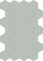 Bisazza cementtegel Hexagon Nebbia E 200 x 230