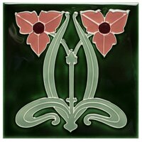 Dauphine on Victorian Green 152 x 152 x 7