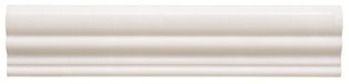 Viano White Polished Chair Rail, 305 x 65 x 20