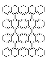 Winckelmans Hexagon Cognac, 50 x 50 x 5 (op net)