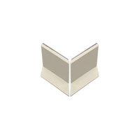 Opzetplint (PAR) buitenhoek - set Gris, 100 x 100